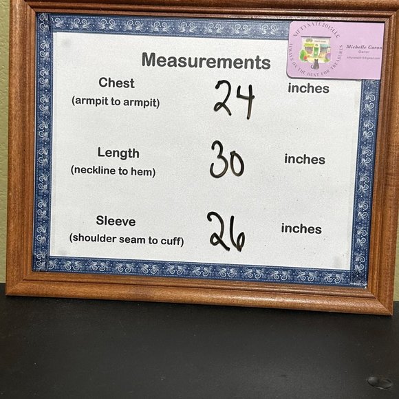 Lands’ End Men’s Size 16-34 red stripe starched button down cotton shirt FLAW - Picture 9 of 9